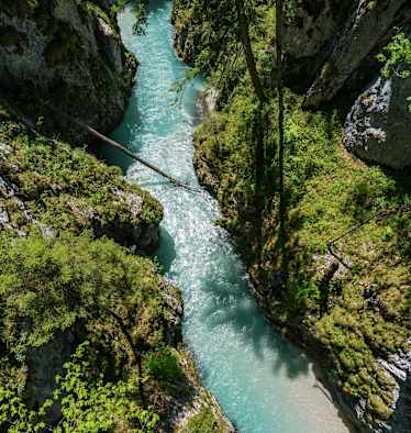 Leutaschklamm zwischen Bayern und Tirol