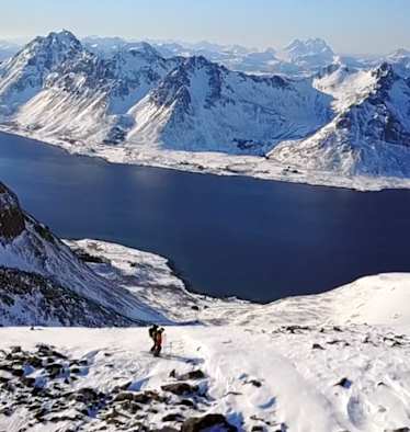 Ein Paradies in Weiß-Blau: Nein, nicht Bayern, sondern die Lofoten