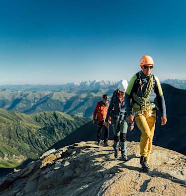 Die Besteigung des Großen Wiesbachhorns über das Heinrich-Schwaiger-Haus ist auch heute noch eine alpinistische Herausforderung. 