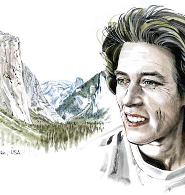 Lynn Hill und der El Capitan mit der „befreiten“ Nose