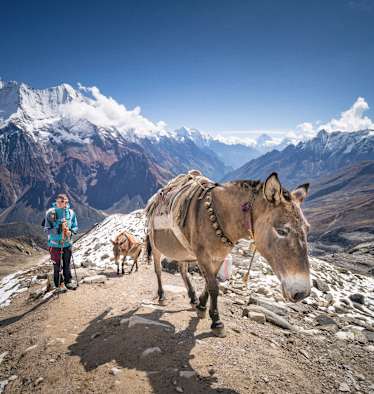 Auf dem Weg ins Manaslu-Basislager