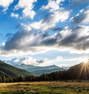 Wandern im Schweizerischen Nationalpark im Kanton Graubünden