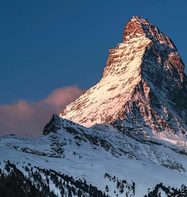 Matterhorn in den Walliser Alpen
