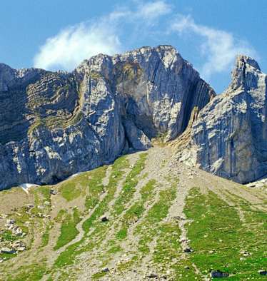 Blick vom Matthorn zum Pilatus in der Schweiz
