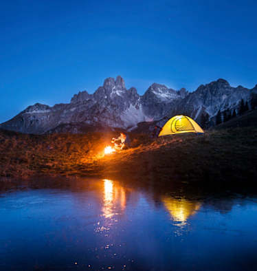 Campen und ein Lagerfeuer unter freiem Sternenhimmel klingt wunderbar, doch darf ich das überhaupt?