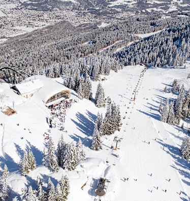 Das Kreuzeckhaus (1.652 m) in Bayern 