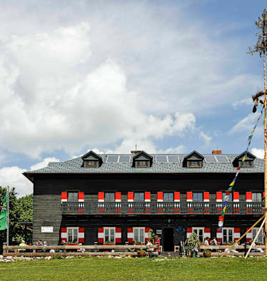 EM-Übertragungen auf Berghütten - Peilsteinhaus