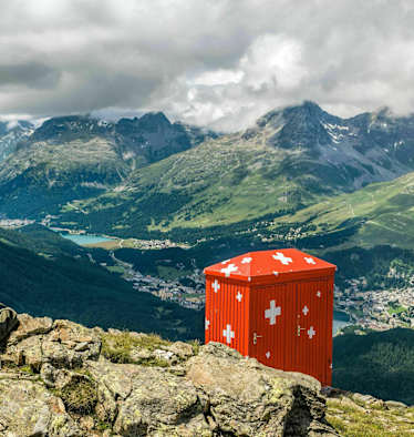 Segantini Hütte Toilette