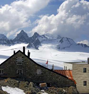 Cabane du Trient Trient-Gletscher