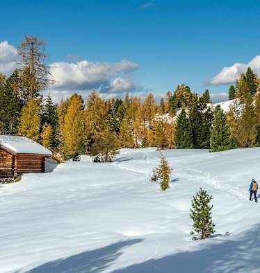 Winterwandern in den Südtiroler Dolomiten, Alta Badia