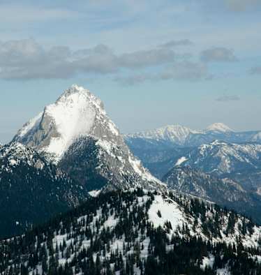 Der Gipfel des Lugauer: Das „Steirische Matterhorn“