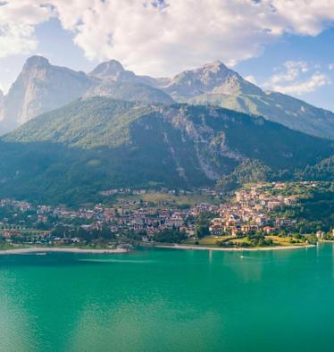 Blick auf den Molvenosee