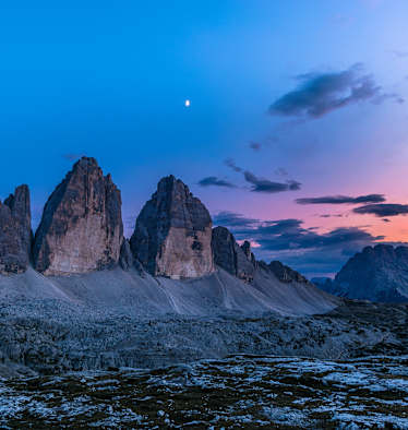 Nordseite Drei Zinnen