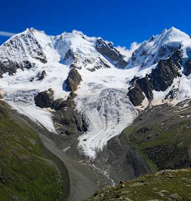 Piz Bernina Morteratschgletscher