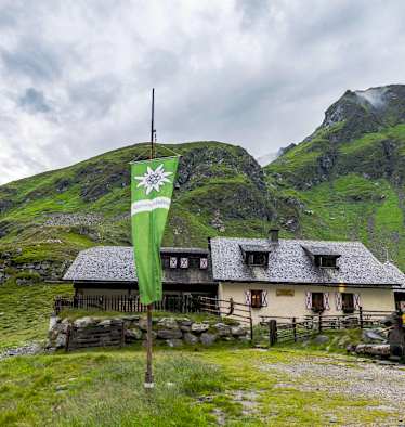 Die Landawirseehütte bei Schladming in der Steiermark