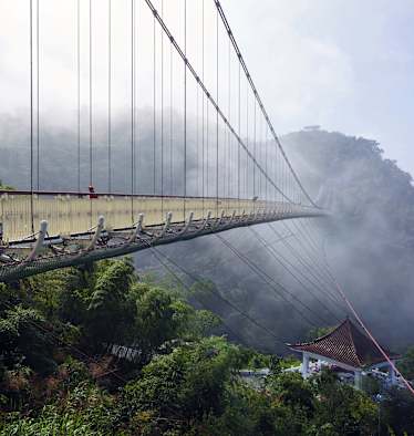 Hängebrücke in Taiwan