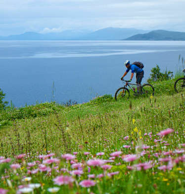 Mountainbike Ohridsee Mazedonien Bergwelten