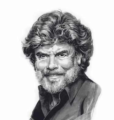 Reinhold Messner. Bergsteiger und Autor.