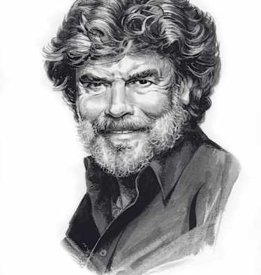 Portrait von Reinhold Messner.