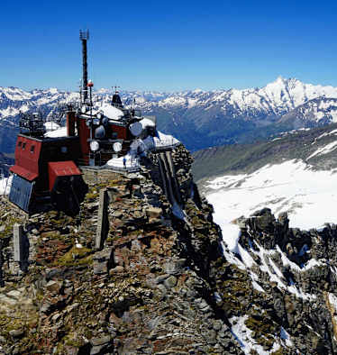 Sonnblick Observatorium in der Goldberggruppe in Salzburg