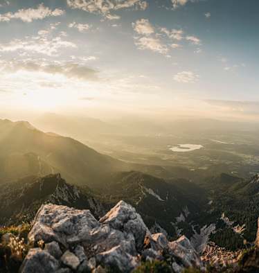 Aussicht über Kärnten vom Mittagskogel aus