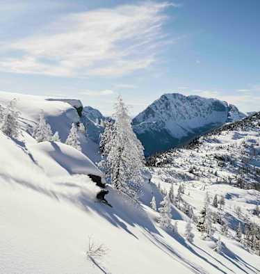 Tolles Skidouren und Freeride-Gelände am Nassfeld