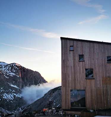 Die neue Voisthaler Hütte am Hochschwab