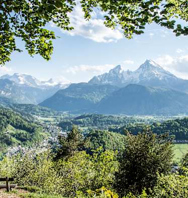 Ausblick auf den Watzmann.