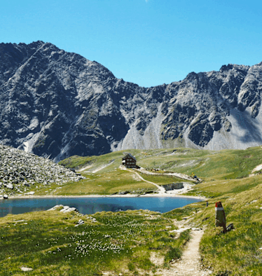 Neue Reichenberger Hütte in der Venedigergruppe in Osttirol