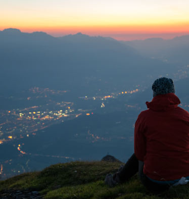 Blick auf Innsbruck von der Nockspitze