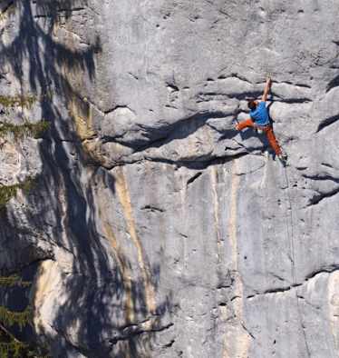 Number One (7b+), Schleierwasserfall