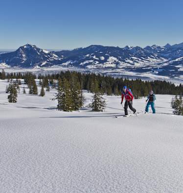 Skitourengeher im Oberallgäu