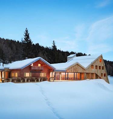 Oberhauserhütte in den Südtiroler Dolomiten