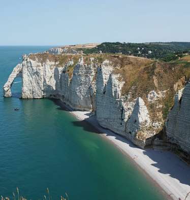  Kreidefelsen beim Badeort Étretat