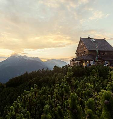 Peter-Wiechenthaler-Hütte in den Berchtesgadener Alpen in Salzburg