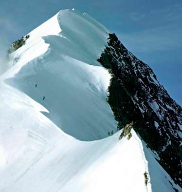 Biancograt: Piz Bernina in der Schweiz