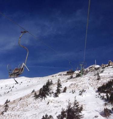 Der Einser-Sessellift am Präbichl