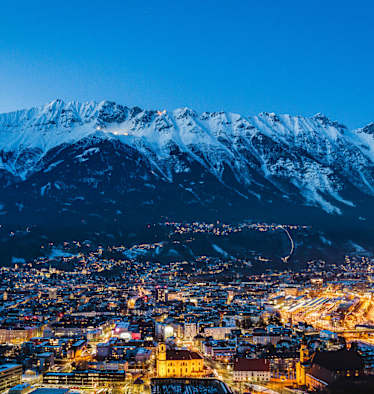 Stadt Innsbruck und die Nordkette