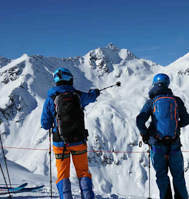 Quer durch Tirol: Blick vom Grubenkopf zum Rositzjoch 