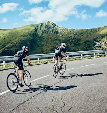 Aufstieg auf der Nockalmstraße