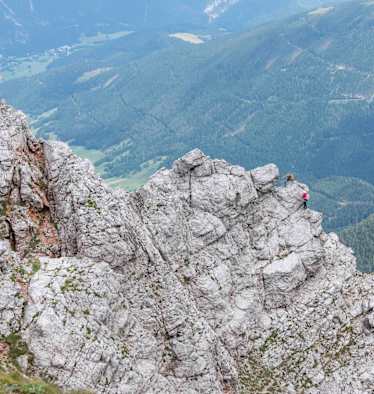 der RHG-Grat am Vestenkogel/Schneeberg