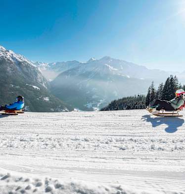 Rodeln am Wildkogel im Salzburger Pinzgau