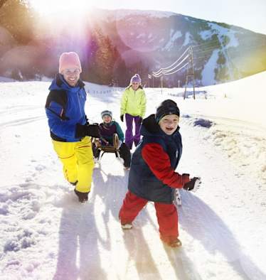 Rodelspass auf der Salzburger Winklalm