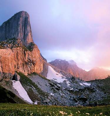 Blick auf den Rofanturm