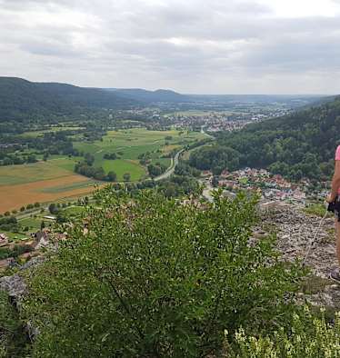 Ausblick über die Fränkische Schweiz