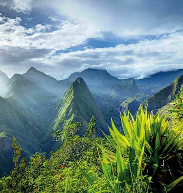 La Réunion im Indischen Ozean