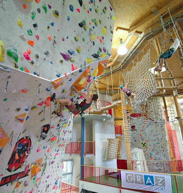 Auch der Innenbereich des City Adventure Center begeistert.