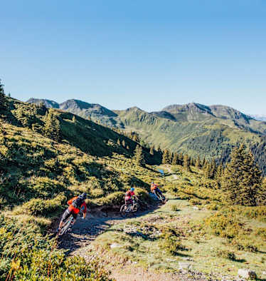 Panoramablick auf das Glemmtal
