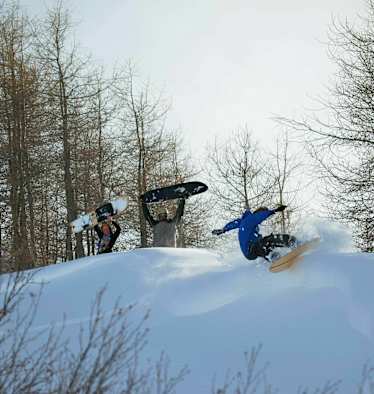 Powdersurfen: Snowboarden ohne Bindung