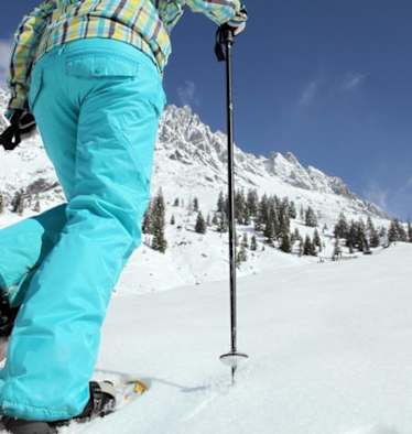 Am Salewa Schneeschuhweg am Hochkönig